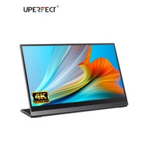 스마트 모니터 터치 스크린 Uperfect-울트라 HD 4K IPS 10 포인트 G 센서 휴대용 틱톡 캠걸 라이브 쇼용 14 인치 게임 디스플레이, 미국 플러그