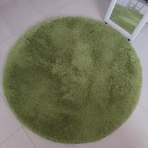 라운드 카펫 침실 장모 러그 거실 매트