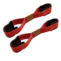 랫풀다운 맥 그립 바디 빌딩 역도 손 손목 벨트 하드 풀 8 모양 부스터 벨트 미끄럼 방, 04 Red