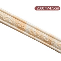 아이방 집꾸미기 포인트 3D 벽 라인 스커트 테두리 자체 접착 방수 베이스 보드 벽지 거실 홈 데코레이션용 스티커, [01] 230CM, [06] A1-White