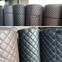 케이퀼팅 퀼팅 원단 인조 가죽 천장엠보싱 방수 방음 보수교체원단 셀프 다이 DIY 바닥재, 그레이/베이지, 1M (폭150)