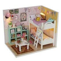 기타 바보사랑[아이펀즈]DIY 미니어쳐 하우스만들기-M020_가랜드 2층 침대, 상세 설명 참조