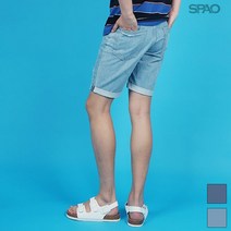 스파오 데님 디스트로이드 하프 팬츠 SPTN825C22