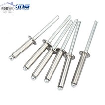 리벳 너트 로크 육각 섕크 스틸 배기 블라인드 맨드릴 알루미늄, 7.25미리, M4.830pcs