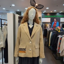 베네통 패치린넨재킷(BAJK52231)