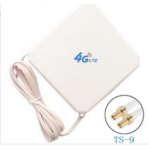 35dBi 4G/3G LTE TS9 광대역 안테나 신호 증폭기 HUAWEI Vodafone ZTE 용, 한개옵션0