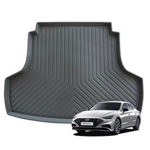 바이오 카매트 현대 쏘나타 DN8 카본 3D 트렁크매트, 카본3D_DN8(가솔린/디젤)