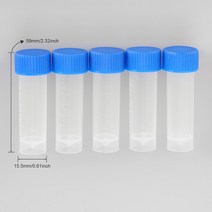 재봉 미싱 투명 바늘 보관 튜브 플라스틱 핀 병 체중계 구슬 단추 용기 상자 거치대 다채로운 캡 5 개/세트, [02] 2