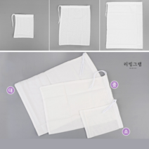 순면주머니 면 100% 조임끈 복조리 파우치 더스트백 천주머니 면보