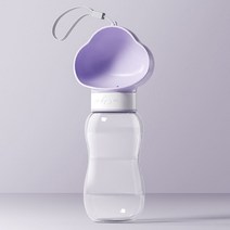 우리집멍멍이 산책물통 원터치오픈 반려견 수분보충 물병 350ML 애견물통