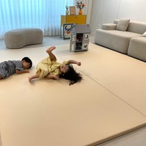 쁘띠메종 더블한판매트 테라조 260X280cm, 테라조베이지X웜그레이