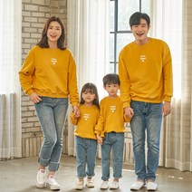 비다이어리 가족티 돌촬영 100일촬영 백일촬영 커플티 단체티 러브모얼 맨투맨 머스타드 돌~초등생 엄마 아빠 사이즈가족티 돌촬영 100일촬영 백일촬영 커플티 단체티