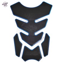 3d 오토바이 스티커 데칼 가스 오일 연료 탱크 패드 보호 케이스 yamaha suzuki kawasaki honda bmw harley, 푸른