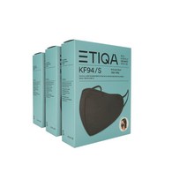 에티카 KF94 보건용 마스크 라운드 베이직 검정색 소형 10매 X 3박스 총30매, 에티카 라운드베이직 블랙소형 3박스