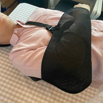 깁스팔걸이 통풍형 팔고정 암슬링 블랙 팔고정 깁스팔걸이, 1개