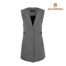 [올포유] 여성 장식 포인트 카라 롱베스트 AWVEJ5351-199_G