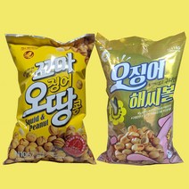노브랜드 오징어 땅콩 300g 오징어 해씨볼 270g, 오징어땅콩+해씨볼, 3
