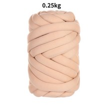 Chunky Yarn Thick Warmth DIY Knitting Giant Crochet Soft Big Cotton Roving Wool Yarns Hand-knit Blan, [17] Beige 0.25KG, 한개옵션1