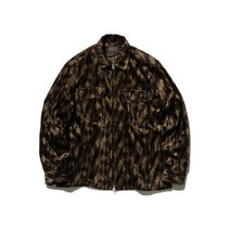 빔즈 BEAMS PLUS 아가일 자카드 지퍼 블루종 BLACK