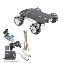 메카넘 휠 로봇 프레임 + 모터 컨트롤러(아두이노 우노 포함)