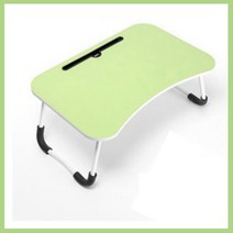 복돼지마켓 베드테이블 1인용 노트북 책상, 나무색