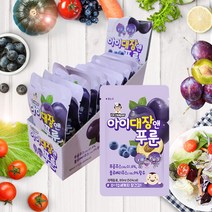 닥터헬퍼 아이대장앤 푸룬 80ml 12포 어린이 유아 아기푸룬주스 블루베리 과일야채주스, 1