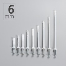 콘크리트 칼브럭 6*5* 37mm 44mm 55mm 70mm 75mm 95mm 110mm 칼블럭 피스, 6*95mm(100개)
