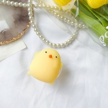 에이와이 귀여운 젤리 스마트폰 그립톡 스마트톡 핸드폰 거치대, 병아리, 1개
