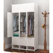 투룸 원룸 아들 방 인테리어 조립식 선반 수납장 옷장, 기본