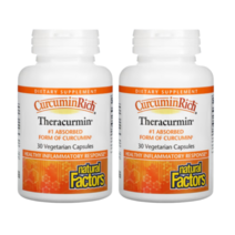 네츄럴팩터스 강황 커큐민 식물성 캡슐 30정 2병세트, 1개, 기본