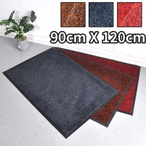팬션 모텔 출입구 흙먼지털이 현관매트 90X120 먼지제거 게스트하우스 발판, 레드