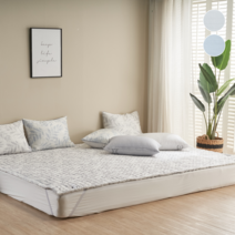 에그룸 시원한 여름 패밀리침대패드 풍기인견 100% 아이스 쿨링 여름패드 시원하고 부드러운 냉감 밴딩 침대패드 Q K KK KKK 3color, 블루