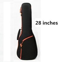 우쿨렐레 가방 ukulele bag case 21 23 26 28 30 inches 배낭 소프라노 콘서트 테너 바리톤 캐리 공연 기타 액세서리 심플 러프, 28인치