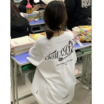 면반팔티셔츠 순 여성 2023 년 여름 와이드 루즈핏 아메카지스타일 클래식 드렌드 상의 남자 4998631643, 화이트 L