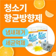 청소기 향균 방항제 탈취제 에어블락, 2박스(12포), 과일/트로피칼향