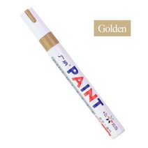 마커 GANA 컬러 오일 펜 방수 페인트 DIY 공예 앨범 자동차 금속 유리 페이스 아트 도구 GN-110 12 색 사용, [07] 1pcs