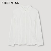SHESMISS_02 [쉬즈미스] 게더 플리츠 셔츠_SWWSTM31020_IV