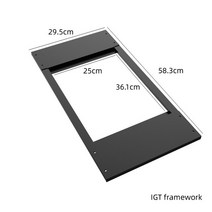 IGT테이블 캠핑선반 캠핑 에그 롤 야외 IGT 경량 전술 다기능 피크닉 디너 휴대용 접이식 테이블, 3.IGT framework