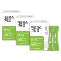 셀러허브 식품 [바른효소] 그린탑 알파아밀라아제 포함 30포 3박스, 속 편한 하루를 위한 효소 습관
