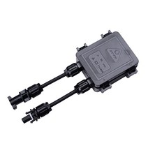 정션박스 분전함방수 ABS 접속 배선함 이중 케이블 입구 글 랜드 RV 솔라 전지 패널 모터홈 캠핑 캐러밴 보, 한개옵션0