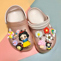 디즈니 오공주 피규어 12Pcs 슬리퍼 장식 꾸미기 세트