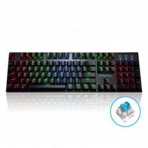 [ 삼성C타입 고속충전케이블 증정 ] 맥스틸 MAXTILL TRON G610K V2 / 축교환 방진축 기계식 게이밍 키보드, G610K V2 _ 청축 +삼성C 충전케이블