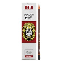 모래알마켓 문화 더존 4B 연필 1다스 고급 향나무