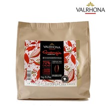 발로나 과나하 70% 다크 초콜릿 200g 500g 1kg 3kg 커버처 프랑스산 Valrhona 가나슈 마카롱
