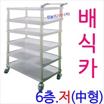배식카트-6층小형-SD-저601 급식카 다용도카 플라스틱카 서빙카 웨건 병원 식당 학교 실, 선택: 배식카트6층中형(SD저602):(800x500)
