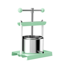 과일착즙기 수동 레몬착즙 미니 스틸 원액기 브런치음료 심플한 쉬운조립, FP2-S-Green