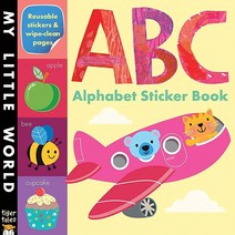 ABC Alphabet Sticker 북 (My Little World) [페이퍼백]