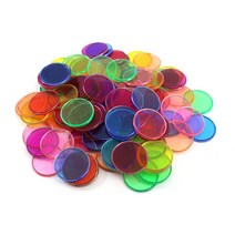 [러닝리소스] 자석 수세기칩 100p 세트 Learning Resources Magnetic Transparent Chips
