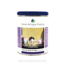 실카 엔틱 에나멜 페인트 (2.5L) 목재 철제용 실내외 겸용 페인트, 샤이스마일