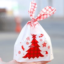 크리스마스 토끼 포장비닐 50매입 (화이트 트리), 단품, 상세 설명 참조